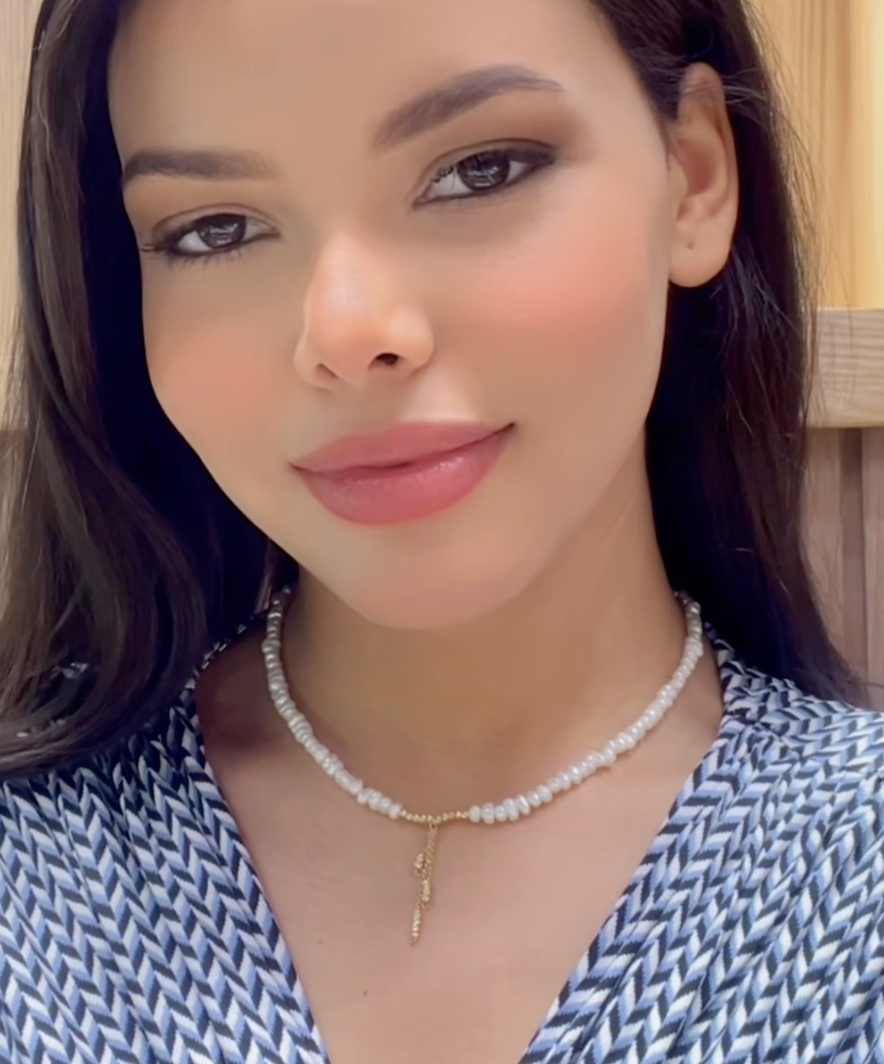 Collier FYRDAWS en Or 18k Avec Pierres Johar Naturelles