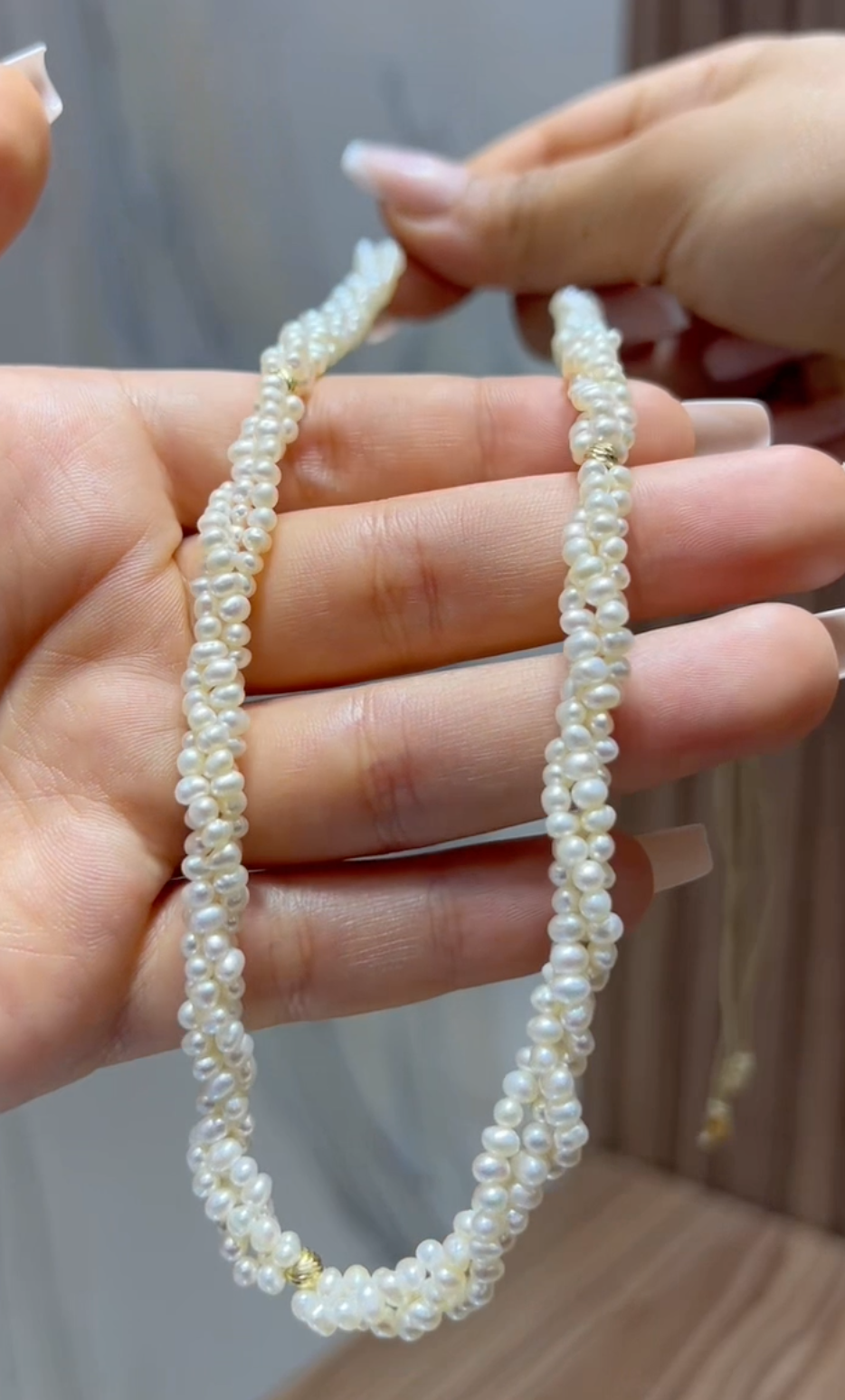 Collier Johar Avec boules en Or 18k
