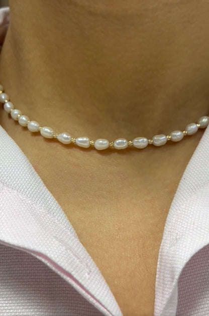 Collier “Louna” en Or 18 carats