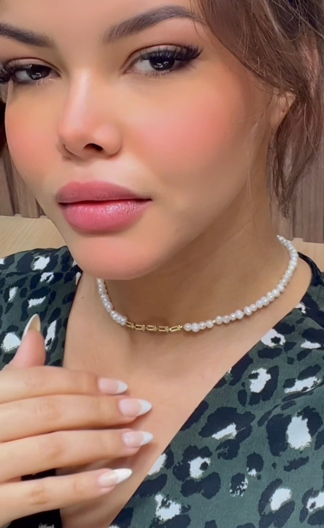 Collier Tifany en Or 18k avec johr naturel