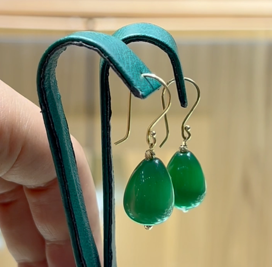 Boucles D'oreilles OMBRE en Or 18k - Pierre Naturelle