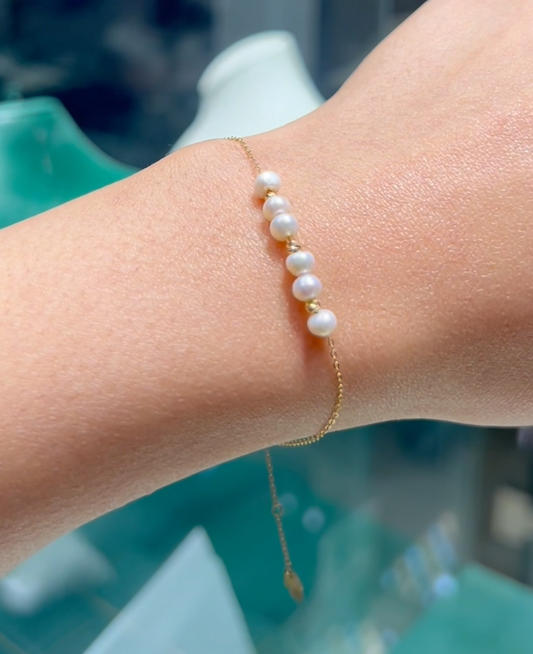 Gourmette en Or 18k Avec pierres Joher Original