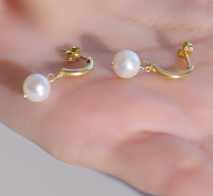 Boucles D'oreilles en Or 18k Avec Pierre Johar Naturelle
