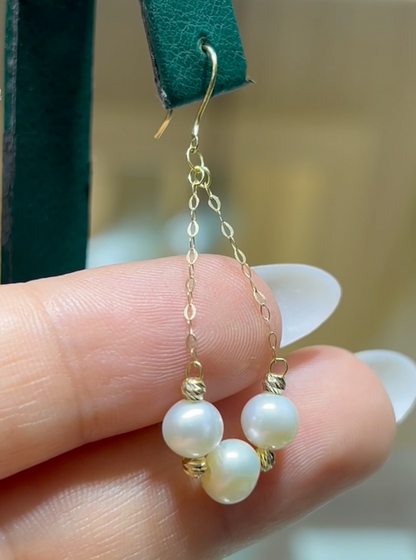 boucles d'oreilles en Or 18k - Pierres Johar Naturelles