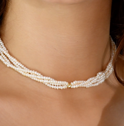 Collier Johar Avec Grand boule en Or 19k