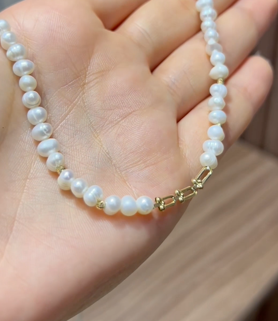 Collier Tifany en Or 18k Avec Johar