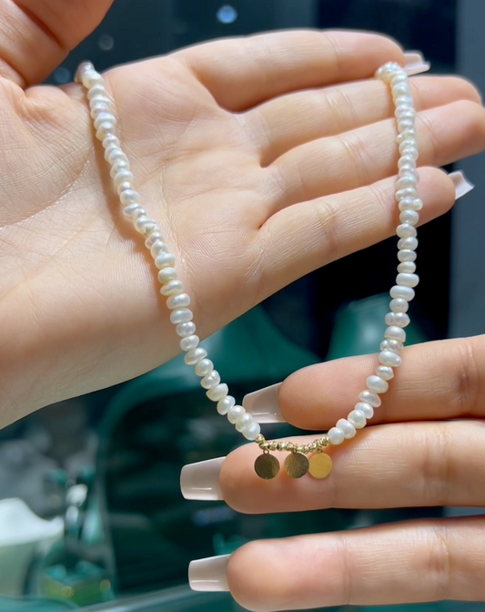 Collier en Or 18k et Pierres Johar Naturelles