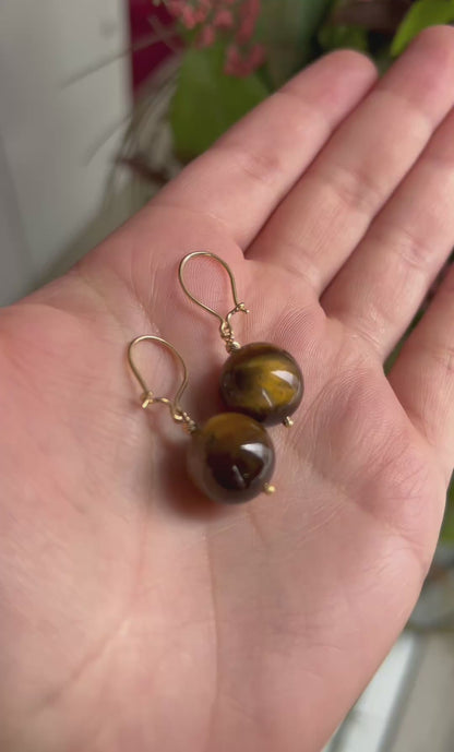 Boucles D'oreilles VALORA en Or 18k - Avec Une Pierre Naturelle