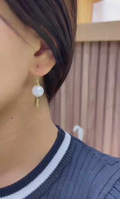 Boucles D'oreilles JOHRA en Or 18k Avec Pierres Johar Authentique 100%