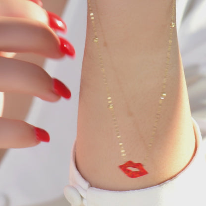 Collier en Or 18k - Bisous D'or