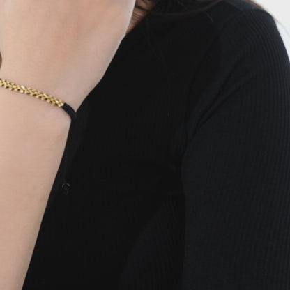 Cordon 40 Boules en Or 18k , Toutes Les Couleurs Disponible !