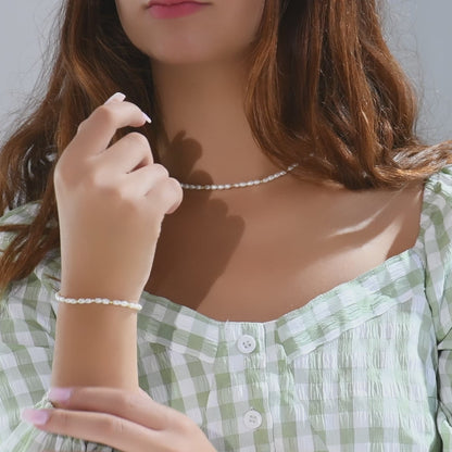 Ensemble Johar avec des boules  en Or 18k