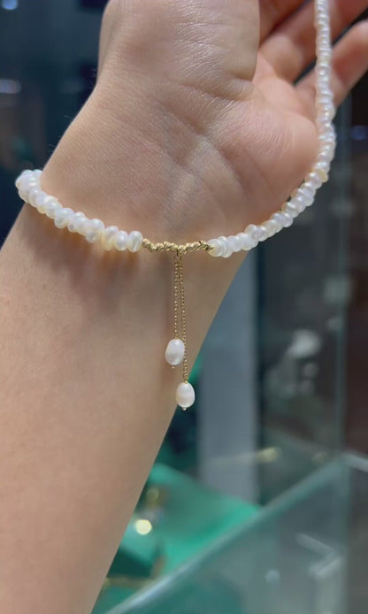Collier EMMA en Or 18k Avec Pierres Johar Naturelles