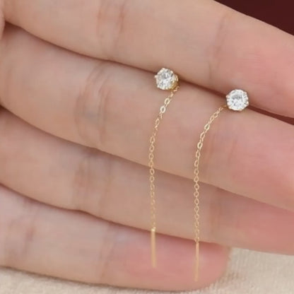 Boucles en Or 18k '' La Goute ''