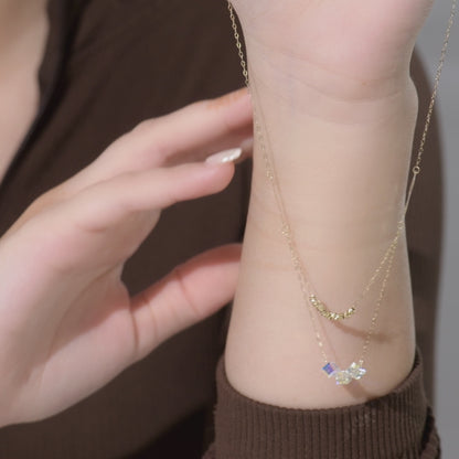 Collier '' Double infini '' en Or 18k